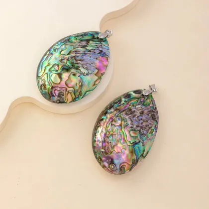 Handmade Natural Fashion Jewelry: Crystal Crafts & Abalone Shell Pendants
