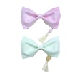 2017hot selling line bow with small tassel