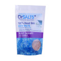 Stand up bath salt packaging prined with window
