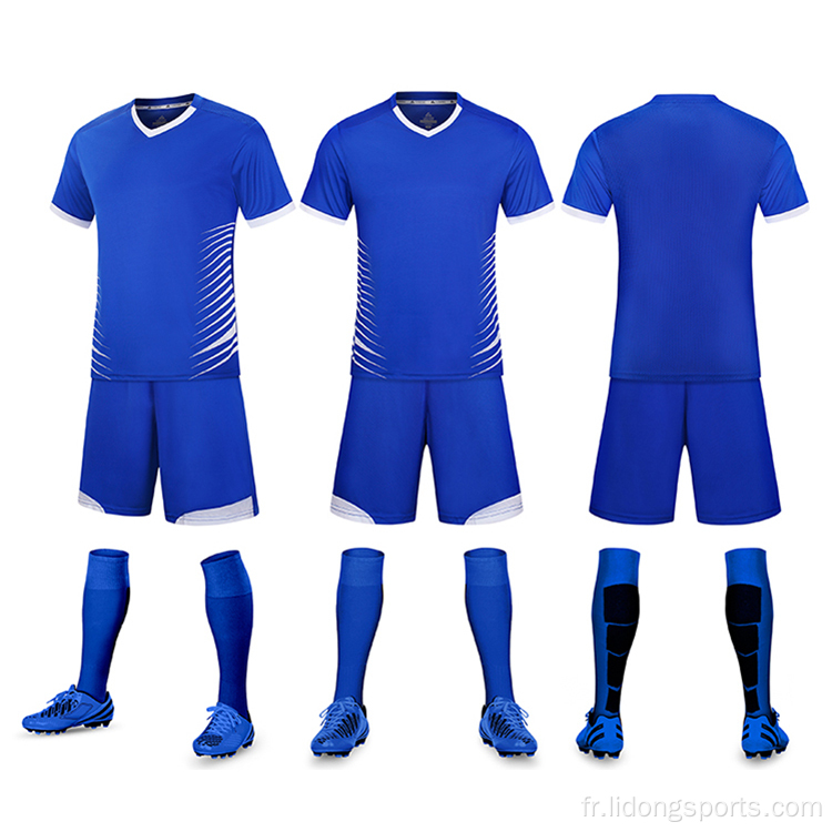 Uniformes de football en maillot de football vert de la mode