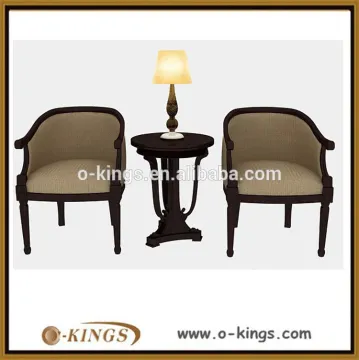 Solid wood frame coffee table and chair set price