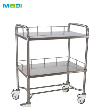 Premium Stainless Steel Hospital Trolley