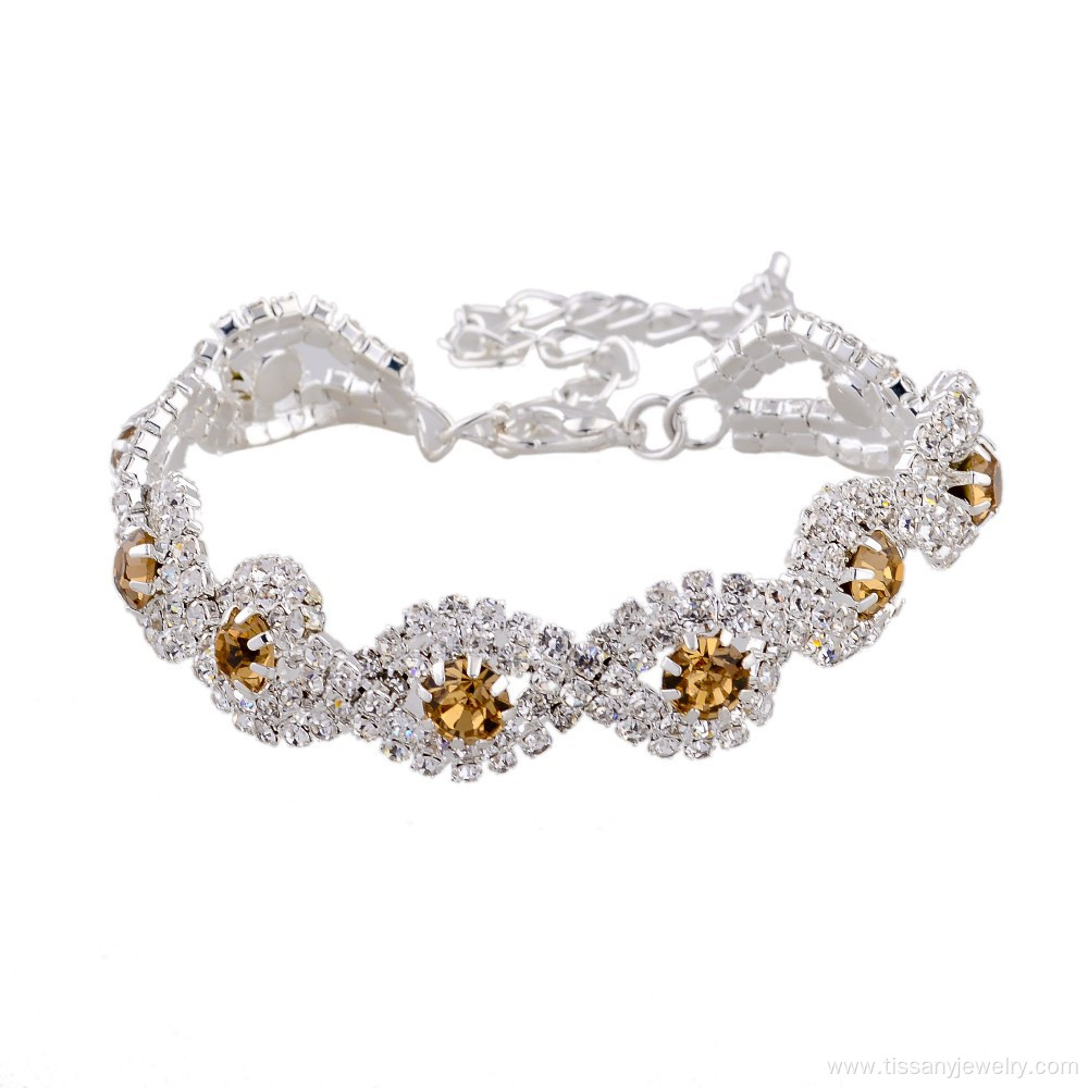 Luxury Wedding Austrian Crystal Bracelets For Women