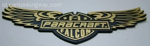 ABS Plastik Gold Nameplate / Emblem / Logo Badge