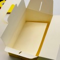 Caja de papel de Kraft de comida para llevar ecológico