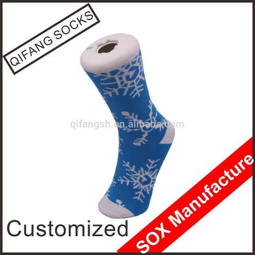 Bright colored custom elite knitted thick winter socks cotton