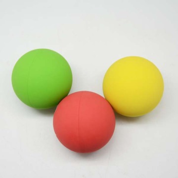 Colorful High Bouncing Squash Ball with Logo Printed for Tennis Racket Rubber Toy Ball