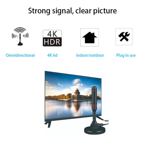 Empfang und starke magnetische Basis Digital HDTV -Antenne