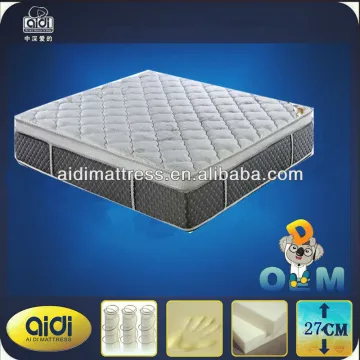 Six turns Pocket spring mattress Pillow top pocket spring mattress