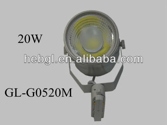 low price 20w LED track light COB CE ROHS