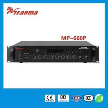 660W MP-660P 70V/100V Preamp with USB MP3