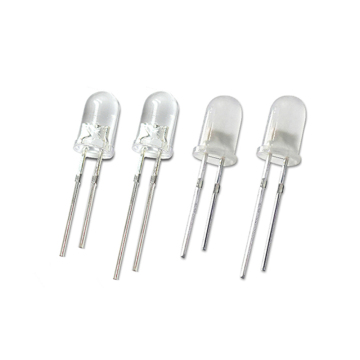 Multicolor 5mm Round Head Caps Transparent Fog Straight Into High Light