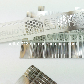 Precision Etched Thin Metal Parts Brushed Steel