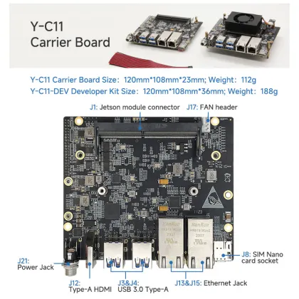 NVIDIA Jetson Orin NX 16G 100TOPS 128GB Edge Computer