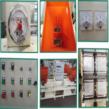 Double or three head wood pallet making machine
