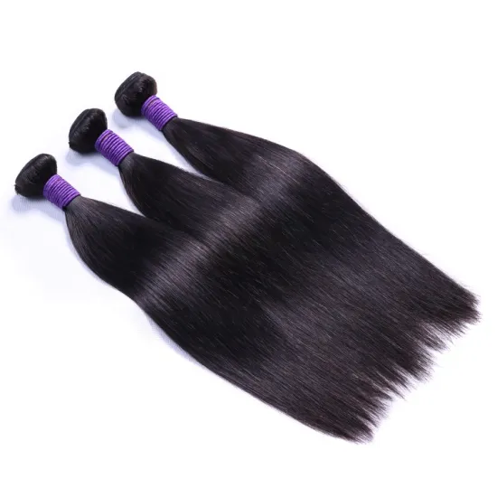 Straight Hair Double Drawn 100% Human Unprocessed Raw Brazilian Wholesale Vendors Bundles Cuticle Aligned Virgin Hair