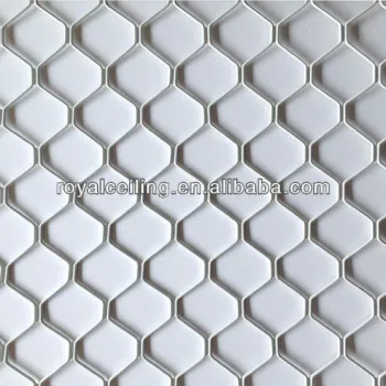 White aluminum mesh