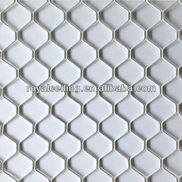 White aluminum mesh