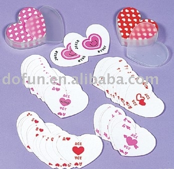 Heart-Shaped Playing Cards