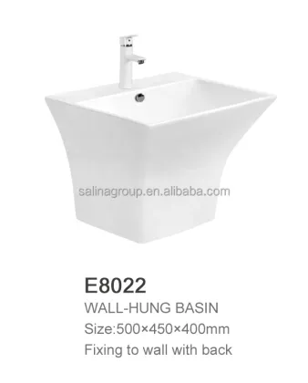High-Quality Wall-Mounted Washbasin for Bathroom Direct Factory Sales
