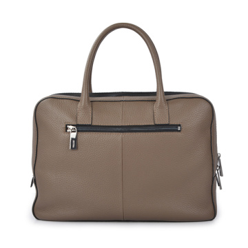 Leather Bedford Satchel Tan Handbag Preowned Handcarry