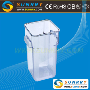 Top quality disposable plastic safe oven 18QT food storage container with NSF