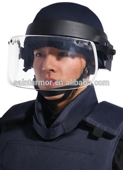 Hot sale Ballistic protective bulletproof face shield/helmet visor/bulletproof shield