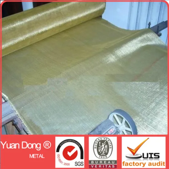 Phosphorus Bronze cooper wire / Red brass wire mesh materials (0.08-0.65mm)