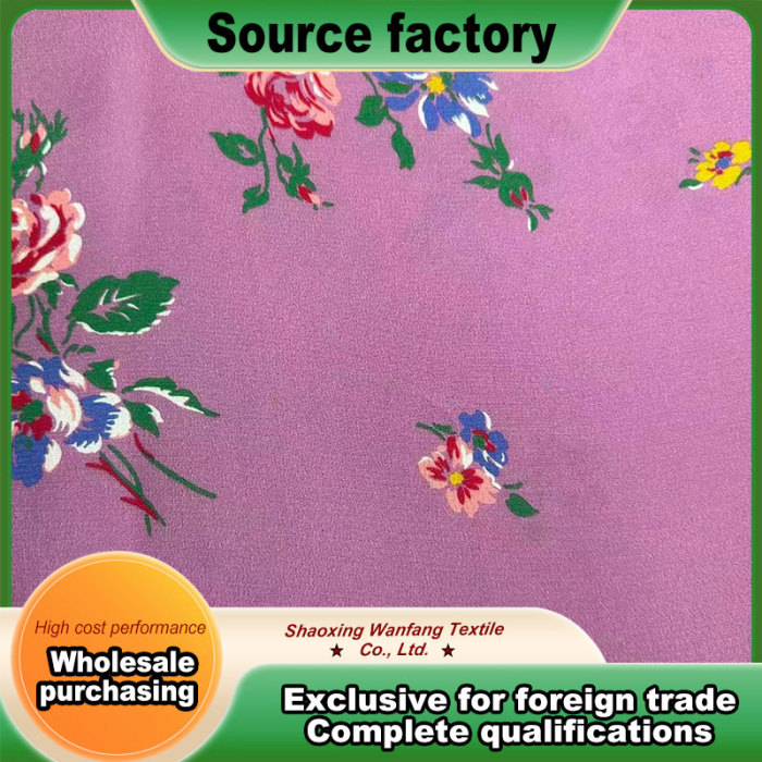 Büyük mor orkide çiçeği baskısı