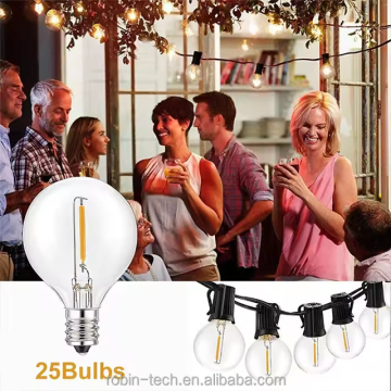 3W Ground Plug-in Solar LED String Lights for Holiday Decorations and Parties