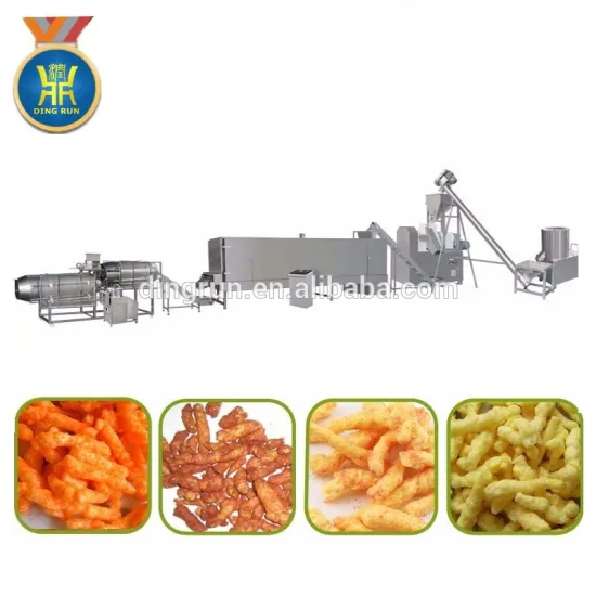 Fried or Baked Kurkure / Cheese curls / Cheeto Processing Machine