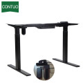 Single Motor Standing Computer Desk Adjustable On Wheels