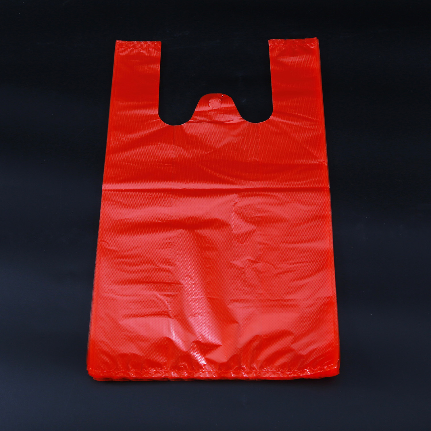 Custom Shopping Vest Bag with Color Printing on 2 Sides lamination Plastic Bag