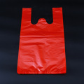 Custom Shopping Vest Bag with Color Printing on 2 Sides lamination Plastic Bag