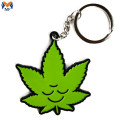 Metal Customized Logo Plant Keychain Accessories