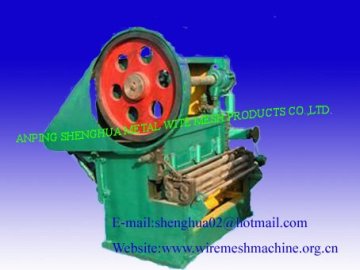 Expanded metal sheet machinery
