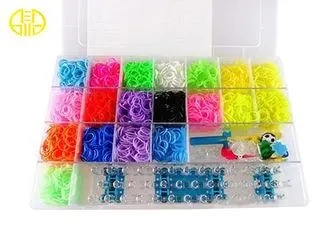 Customized Rainbow Loom Rubber Band , colorful rubber bands