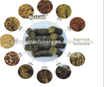 Sanny The professional diesel type biomass pelletizer / biomass pellet machine price