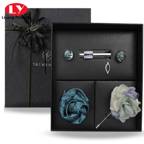 bow tie and tie set accessory gift box