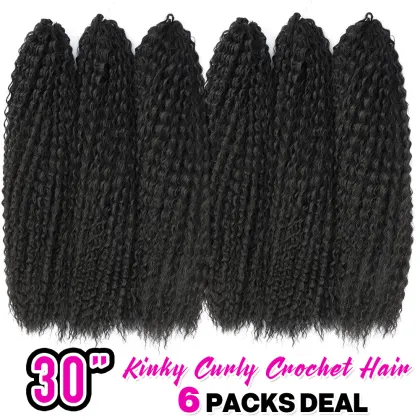 Brazilian Afro Curly End Hair Extensions Afro Kinky Synthetic Hair Fringes Straight itip Raw Virgin Hair