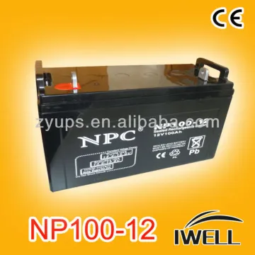 Inverter Battery 12v 100ah Rechargeable Lead Acid Battery