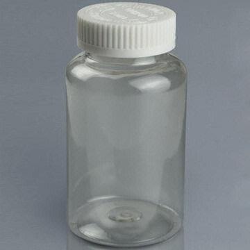 Clear Medicine Plastic Bottles with Cap