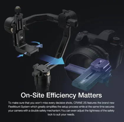 Professional ZHIYUN Crane 2S PRO 3-Axis Handheld Gimbal Stabilizer for DSLR Camera: Enhancing Your Photography Experience