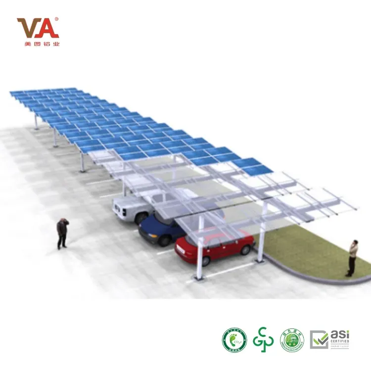 Yuens Silver Black Solar PV Panel Metal Roof Aluminum Mounting Flexible Bracket Structure System Mini Rail Profile