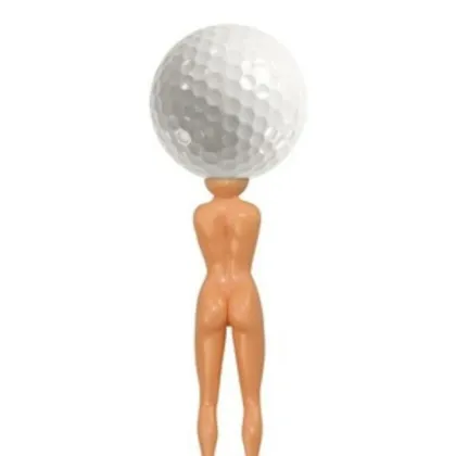 Factory Price 76MM Nude Lady Model Plastic Golf Tee Funny Golf Pin-up Tees Joke Nude Sexy Lady Tees Golf Ball Holder