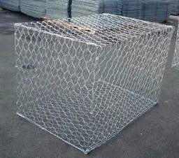 Caja de gabion de malla hexagonal galvanizada