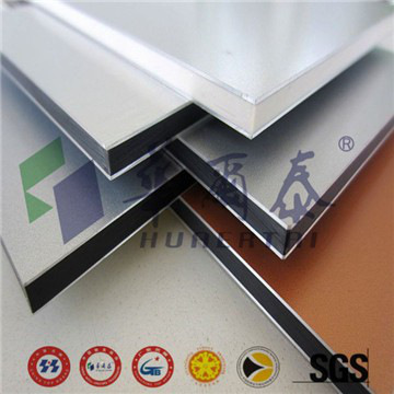 ISO/SGS certificate fireproof aluminum composite panel