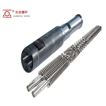 Extruder Spare Parts: PVC Conical Twin Bimetallic Screw Barrel