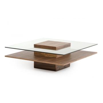 Contemporary coffee tables walnut coffee table