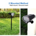 Solar Power Rotation Infrared Sensor Wall Light